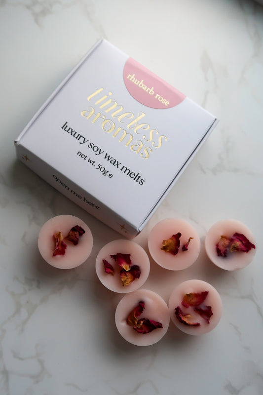 Rhubarb Rose Wax Melts